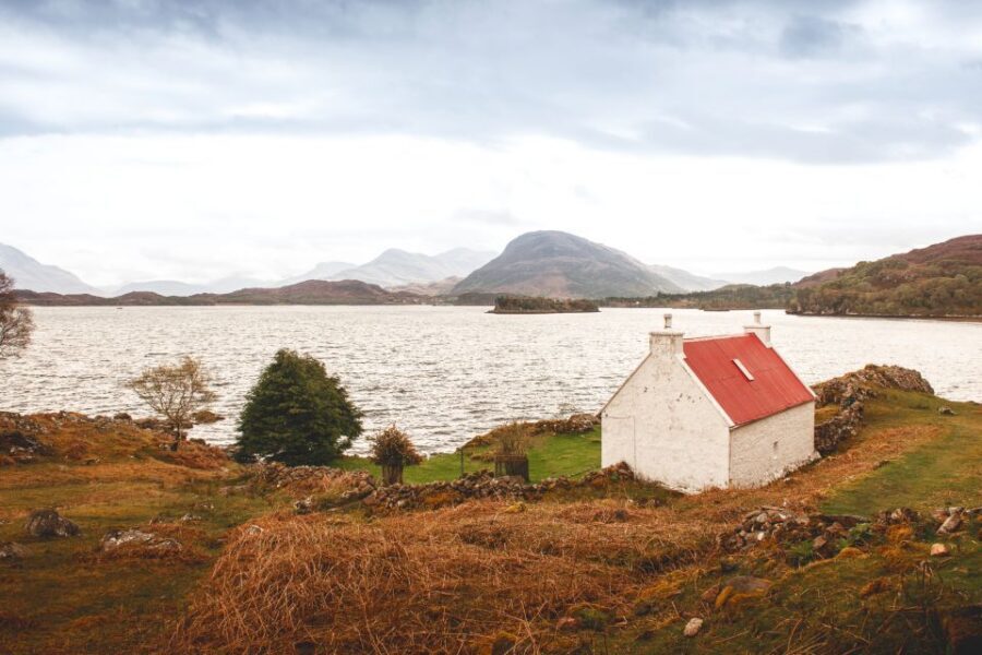 From Inverness: Torridon, Applecross, & Eilean Donan Castle - Torridon mountains to Sheildaig: rugged geology and that wide-open feeling